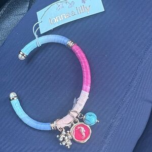 New (flawed) Lonna & Lilly Pink and Blue Charm Bracelet